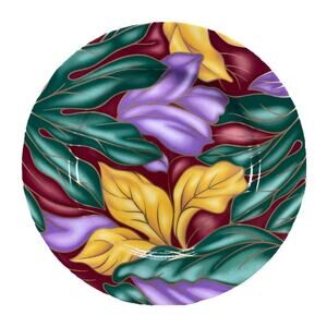 Vintage Fitz and Floyd Fine Porcelain “Cloisonné Tropicana” 8 in Salad Plate HTF